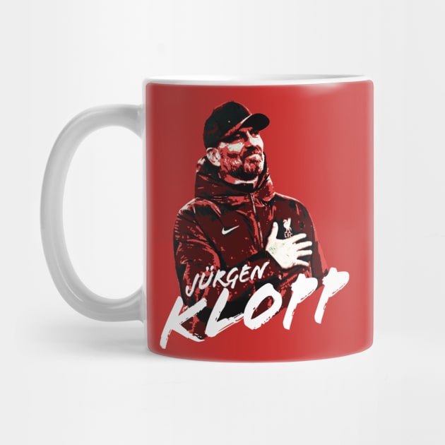 Jurgen Klopp Is Red by Colana Studio